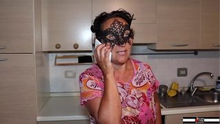 Elisabetta 50Yo Invites a Toy Boy for some Hard Anal Sex