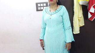 Haryanvi Mature Step mom Shares a Bed in Hotel with Step son